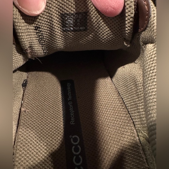 ECCO SIERRA II VALENCIA LOW CUT LACE‎ MEN'S leather shoes receptor tech sz 8 GUC - Picture 6 of 6